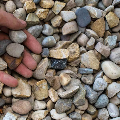 Image Title Washed Rock Bulk Bag - Park Topsoil